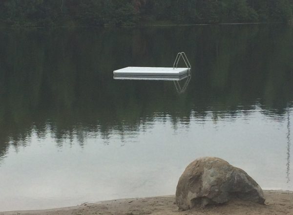 Badflotten på plats i Långsjön